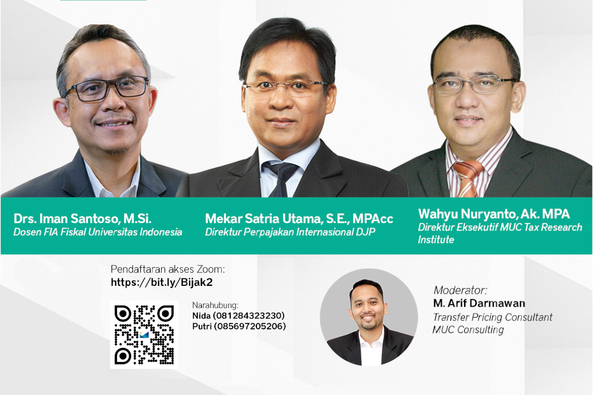 Webinar #BIJAK 2: Predicting the Direction of International Tax Policy Following the Issuance of the HPP Law
