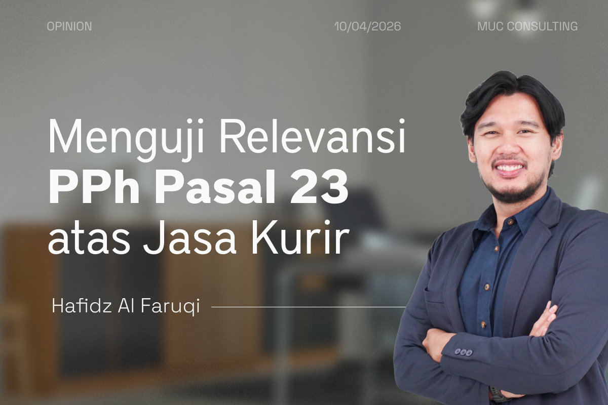 Menguji Relevansi PPh Pasal 23 atas Jasa Kurir