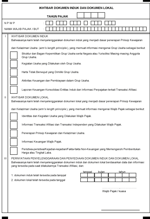 Ikhtisar dokumen induk dan dokumen lokal TP Doc