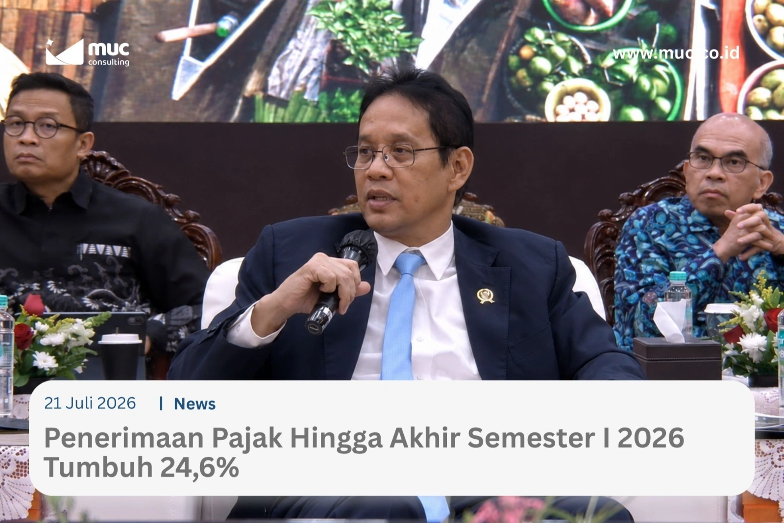 Penerimaan Pajak Hingga Akhir Semester I 2026 Tumbuh 24,6%
