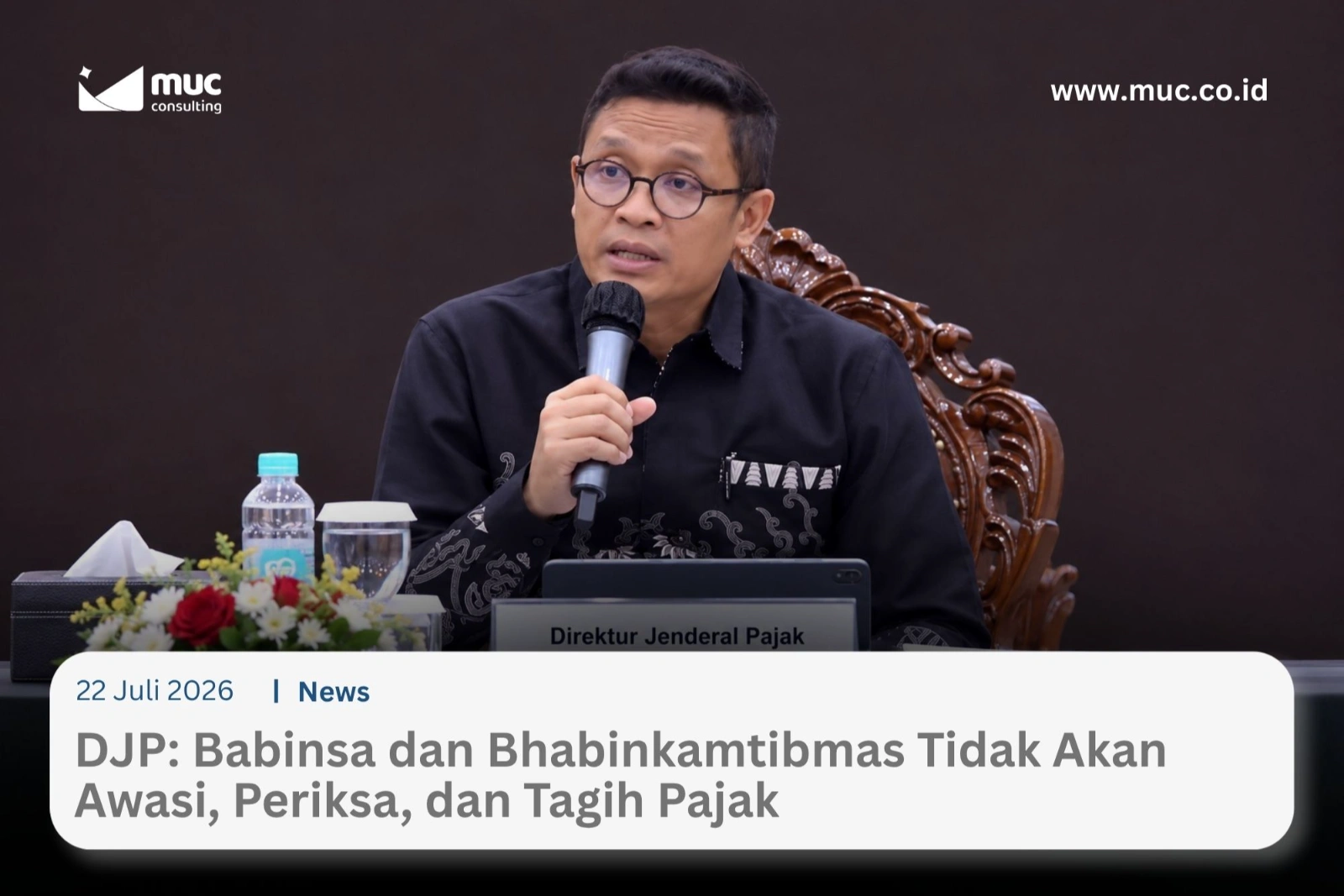 DJP: Babinsa dan Bhabinkamtibmas Tidak Akan Awasi, Periksa, dan Tagih Pajak